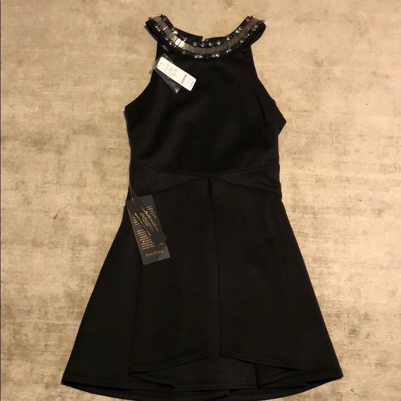 bebe Dresses & Skirts - BEBE BLACK HOLIDAY DRESS SIZE XS